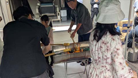 炭焼き・手作りバウムクーヘン画像
