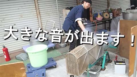 ポン菓子ができるまで画像