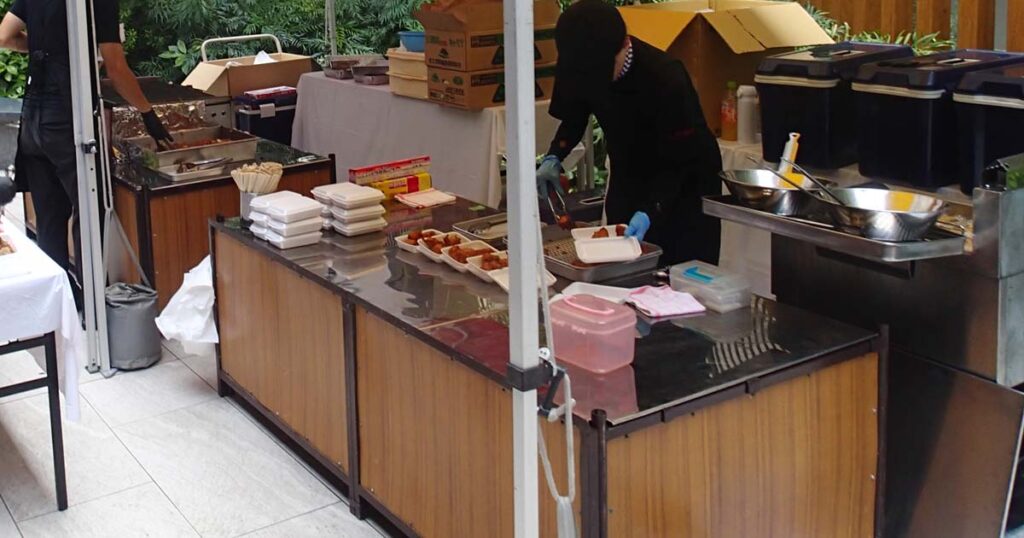 から揚げ屋台画像