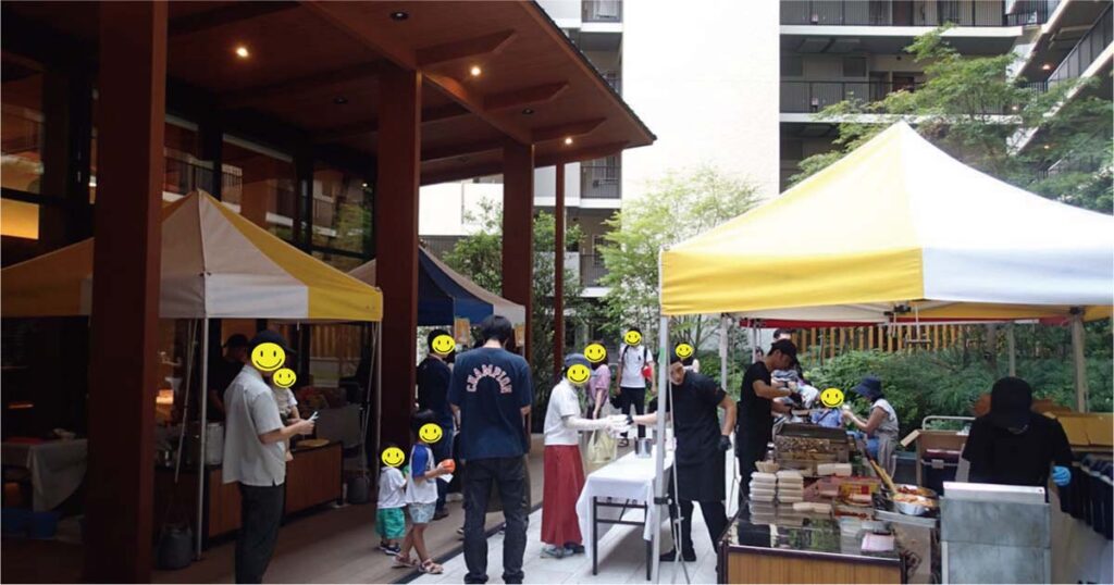 マンション自治会夏まつり画像