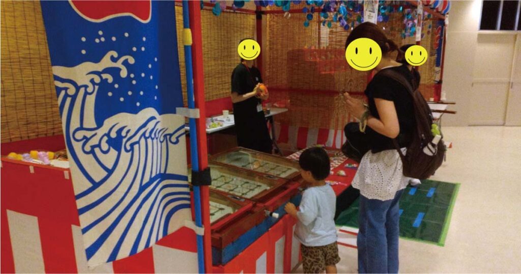 縁日イベント風景画像