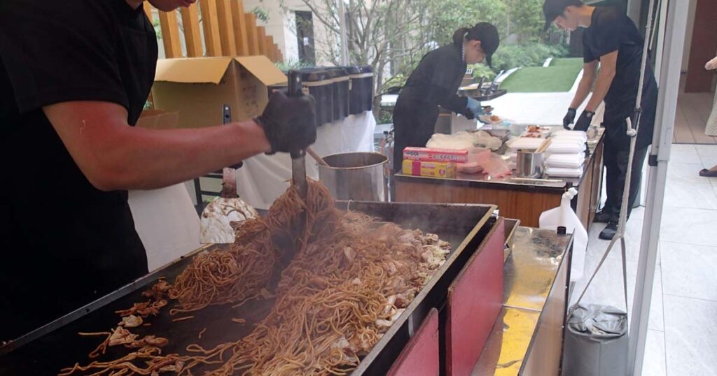 焼きそば屋台画像